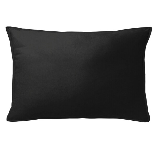 Eclipse Black Duvet Cover and Pillow Sham Set