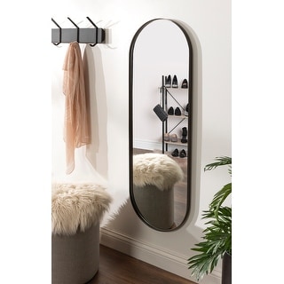 Kate and Laurel Rollo Capsule Framed Wall Mirror