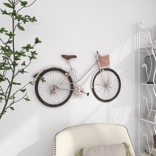 Vintage Bicycle 35-inch Sculpture Wall Decor