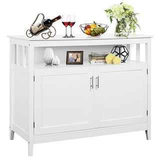 Costway Modern Kitchen Storage Cabinet Buffet Server Table 36" - See Details
