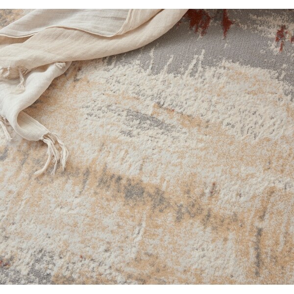Calvin Klein Enchanting Contemporary Abstract Area Rug