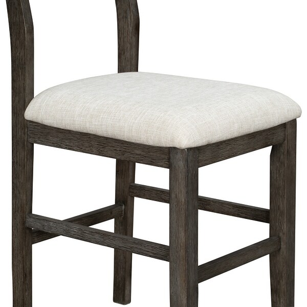 Farmhouse Counter Height 5-Piece Dining Table Set