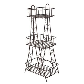 Elle Décor Ville Des Lumieres Collection Eiffel Tower 3 Tier Spa Tower - 11"x 7"x 24.8"