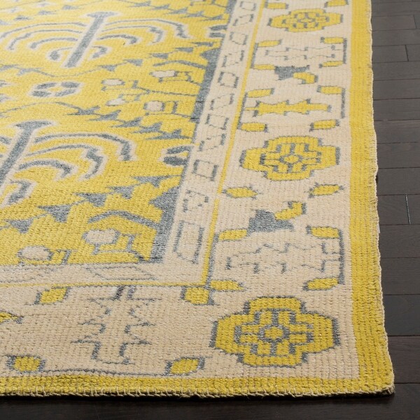 SAFAVIEH Hand-knotted Stone Wash Clothilde Modern Wool Rug