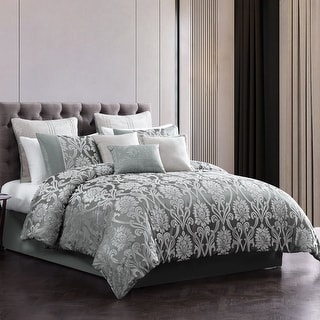 Riverbrook Home Dupre Gray Microfiber Comforter Set