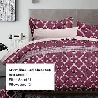 Shatex 4-piece Deep Pocket Bed Sheet Set