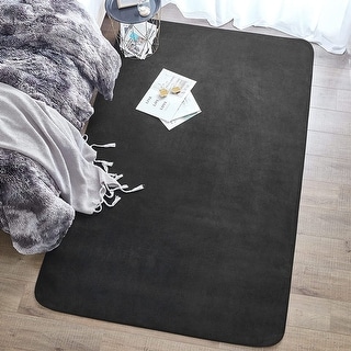 The Machine Washable Dorm Rug - Black