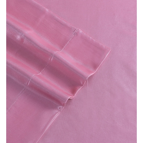 Betsey Johnson Solid Satin Sheet and Pillowcase Sets
