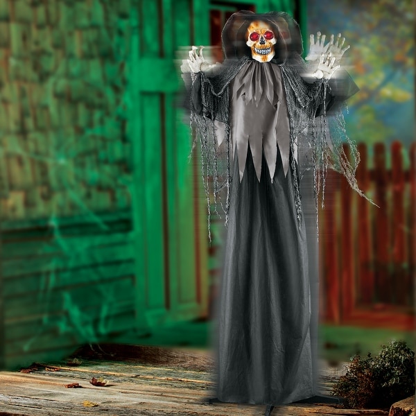 70" Halloween Animated Skeleton Decoration - 18.000 x 10.250 x 9.130
