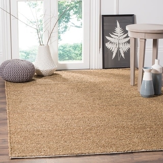 SAFAVIEH Handmade Natural Fiber Mukta Seagrass/ Cotton Rug