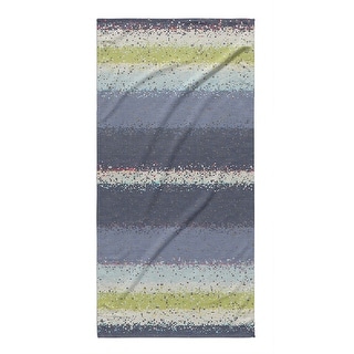 GLITCH BLUE Beach Towel By Kavka Designs - 36" x 72"