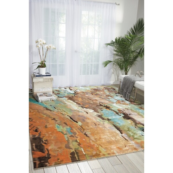 Nourison Prismatic Modern Abstract Area Rug