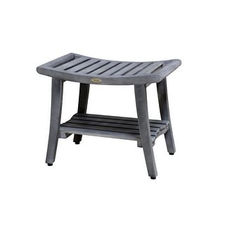 CoastalVogue SensiHarmony 24in Wide ShowerBench in a Gray Finish