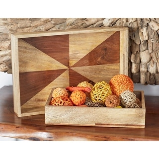 Multi Dried Plant Material Coastal Orbs & Vase Filler Nature (Set of 2) - 6 x 5 x 11Round