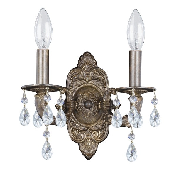 Sutton Venetian Bronze 2-light Wall Sconce