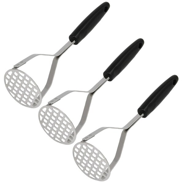 Chef Craft Stainless Steel Small Hole Hand Potato Masher