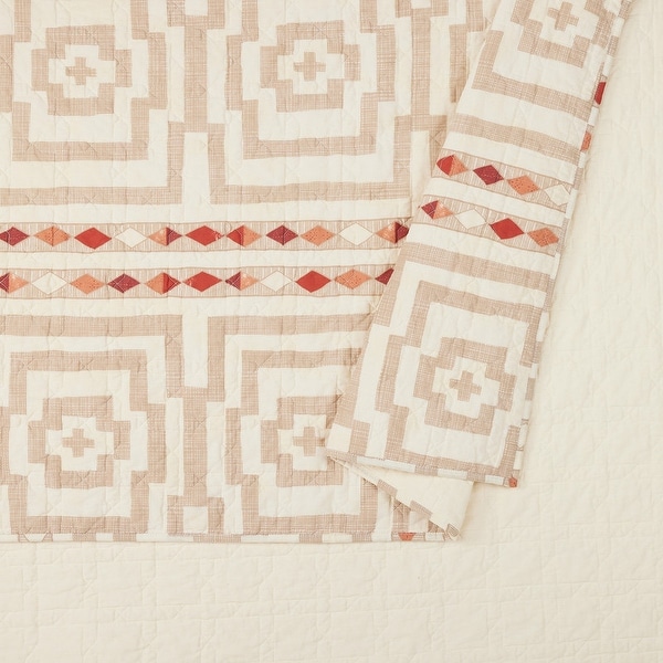 Justina Blakeney Hypnotic Cream Quilt Set