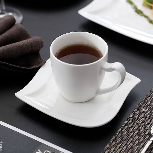 MALACASA Elvira 30-Piece Foliaceous Dinnerware Set (Service for 6)