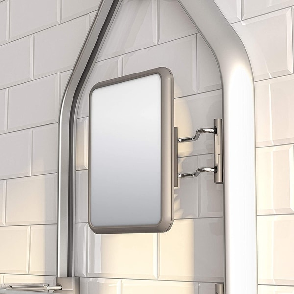 Artika O2 Adjustable Bathroom Caddy/Over-The-Shower Head/Door with Storage Shelves, Stainless-Steel