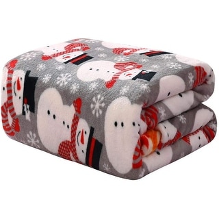 Christmas & Halloween Themed Fleece Throw Blankets