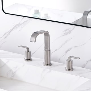 Luxier WSP03-T Widespread Bathroom Faucet with Pop-Up Drain