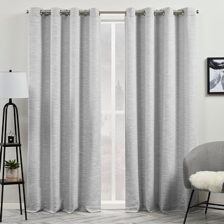ATI Home Somers Light Filtering Grommet Top Curtain Panel Pair