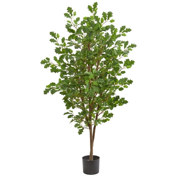 Nearly Natural 5-foot Oak Artificial Tree