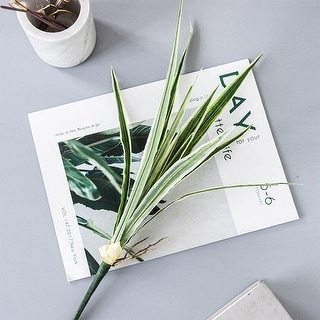 FloralGoods Artificial Gladiolus Plant Leaf Stem 15.7" Tall