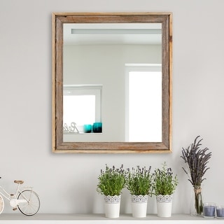 Rustic Reclaimed Barnwood Framed Standard Mirror