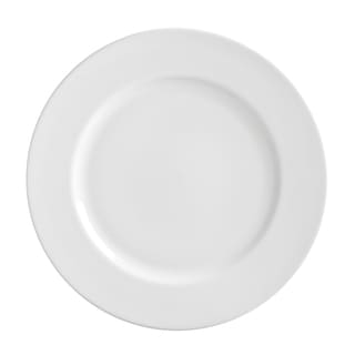 10 Strawberry Street Royal White Dinner Plate 11-inch Set of 6