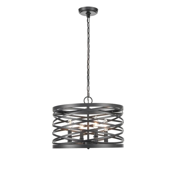 4 Light Pendant Fixture in Multiple Finishes