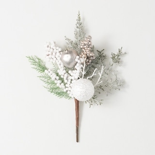 Sullivans Artificial Winter Pine Stem Multicolor 16.5"H - 12"L x 4"W x 16.5"H