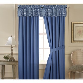 Tribeca Living Atlantis Cotton 6-piece Window Treatment Set