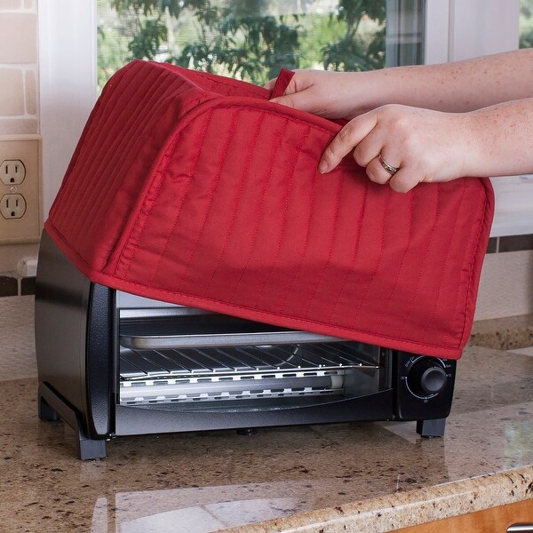 Solid Paprika Toaster Oven/Broiler Cover, Appliance Not Included