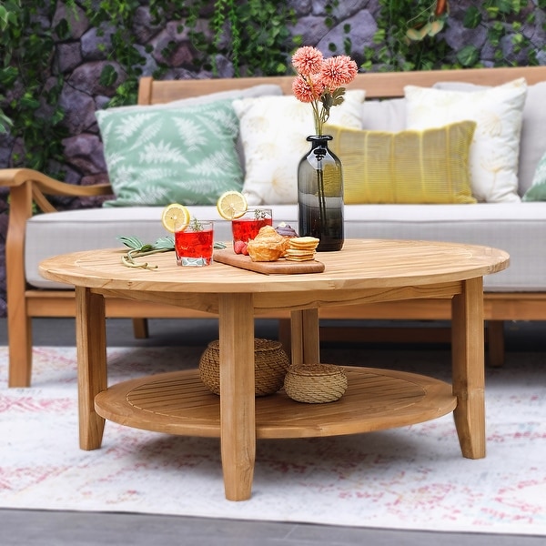 Cambridge Casual Leon Teak Patio Coffee Table