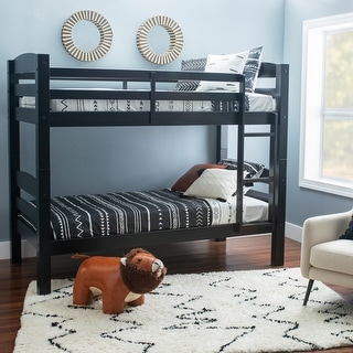 Levi Solid Wood Twin over Twin Bunk Bed