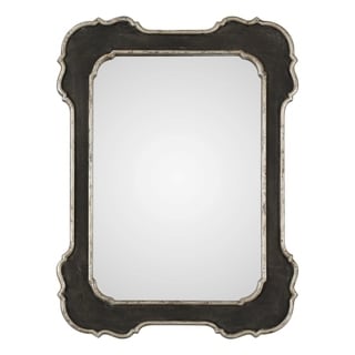 Uttermost Bellano Textured Aged Black Mirror