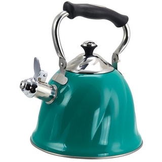 Mr. Coffee Alderton Turquoise Whistling Tea Kettle