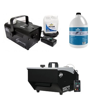 ADJ Mister Kool II Fog Machine & Chauvet Fog Machine & 1 Gallon of Fog Juice
