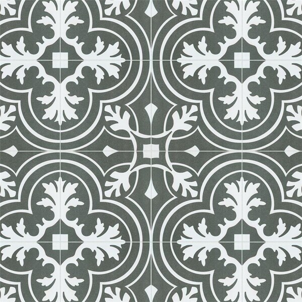 Merola Tile Twenties Classic Encaustic 7.75" x 7.75" Ceramic Floor and Wall Tile