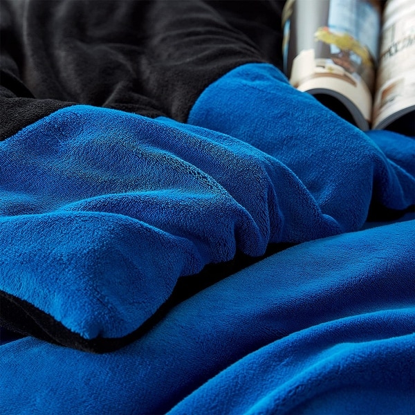 Even Heroes Need Sleep - Coma Inducer Oversized Comforter Set - Thickest Blue Line
