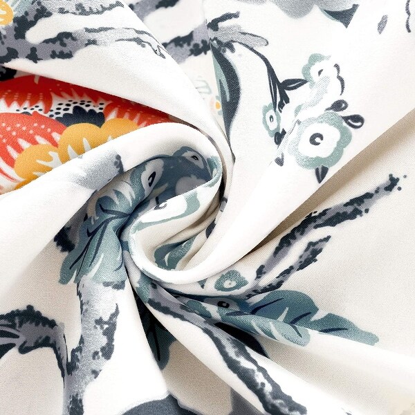 DriftAway Ada U Shape with Selfcord Window Curtain Swag Valance - 52 x 16