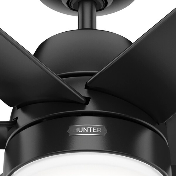 Hunter 60" Skysail Outdoor Ceiling Fan with LED Light Kit, Wall Control, Wet Rated