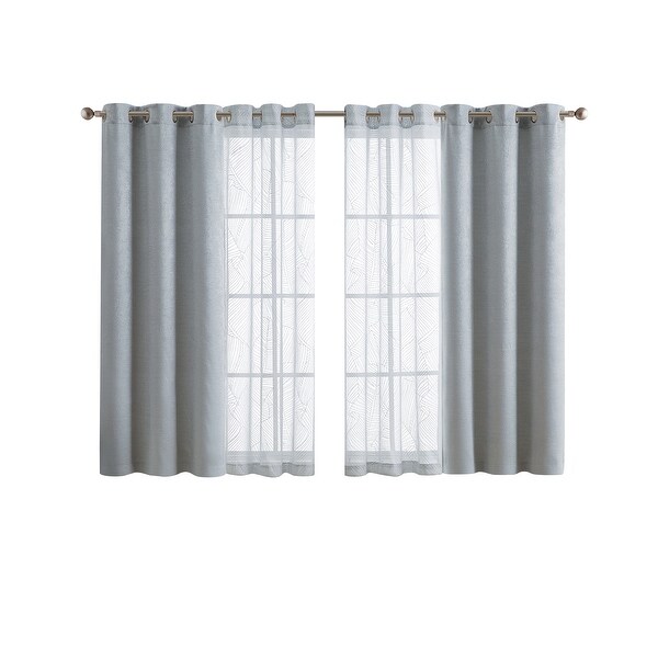 VCNY Home Hudson Blackout and Puff Paint Panel Set