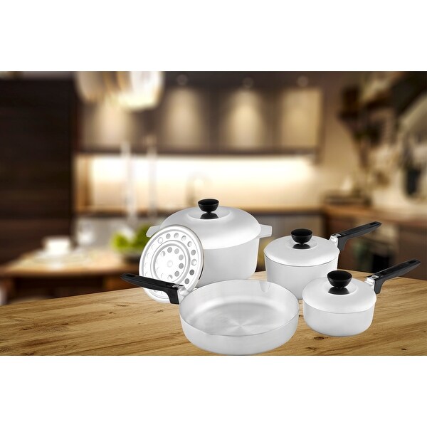 IMUSA 8-Piece Cajun Cookware Set, Aluminum - 8 Piece