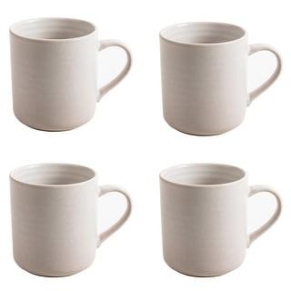 Cravings By Chrissy Teigen 4 Pc 17.5Oz Stoneware Cup Set in Oat Milk - 17.5 oz