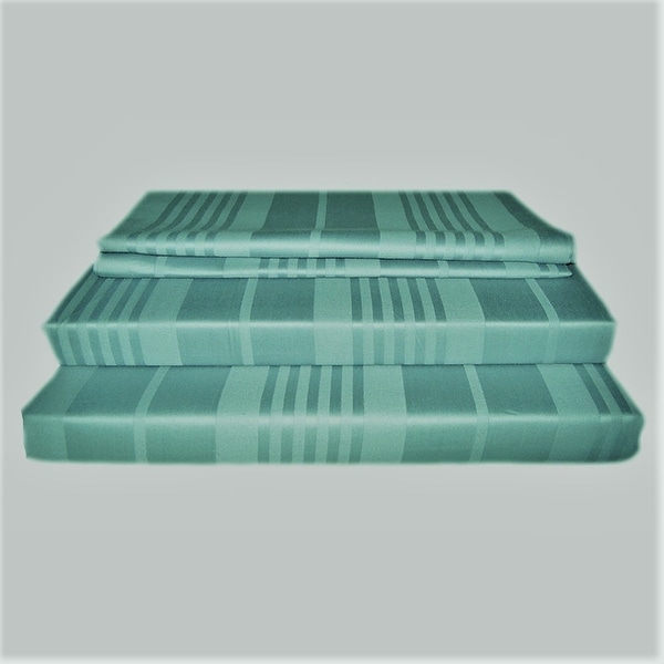 300 TC 100pct Cotton Sateen Self Striped Pack of Pillow Cases