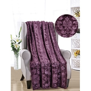 Versaille Collection Throws Plum
