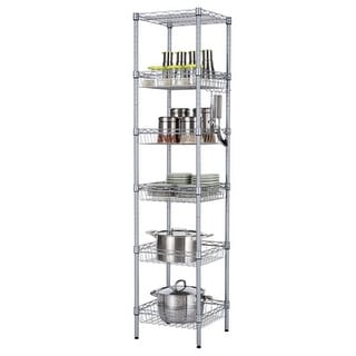 Multiple Layers Carbon Steel & PP Storage Rack