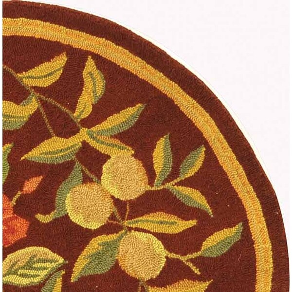 SAFAVIEH Handmade Chelsea Jalisa French Country Floral Wool Rug